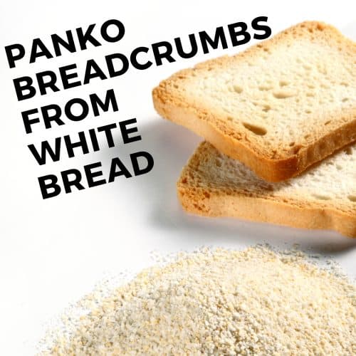 เกล็ดขนมปัง Panko จากขนมปังขาว