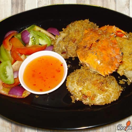 Receta Rellenong Alimango (cangrejo relleno)