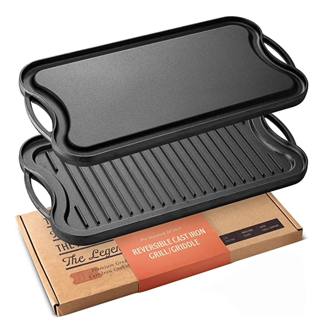 Gril Teppanyaki stovetop gorau: Griddle Iron Iron Legiddle