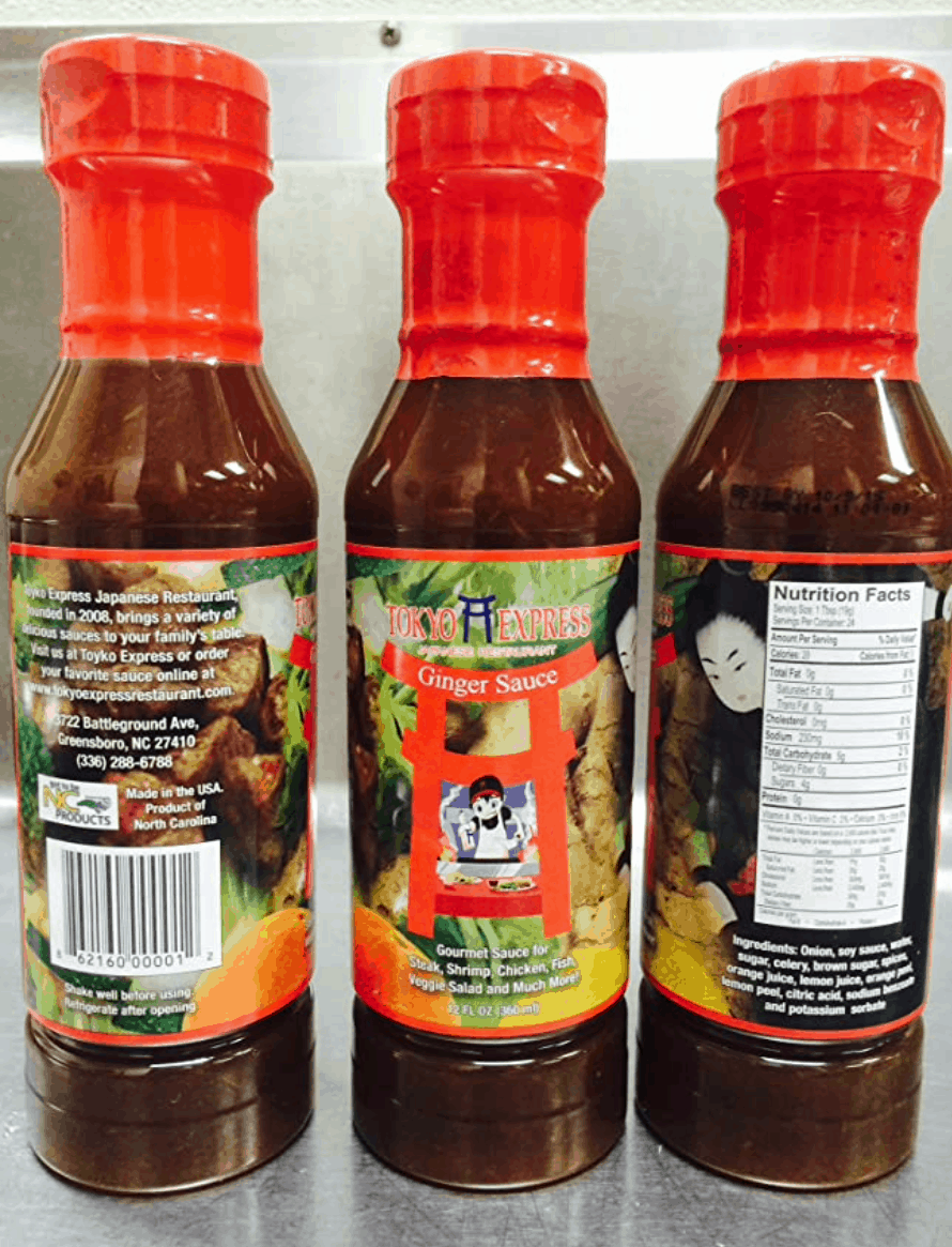 Melhor molho de gengibre teppanyaki Molhos de gengibre japoneses 2 embalagens Tokyo Express