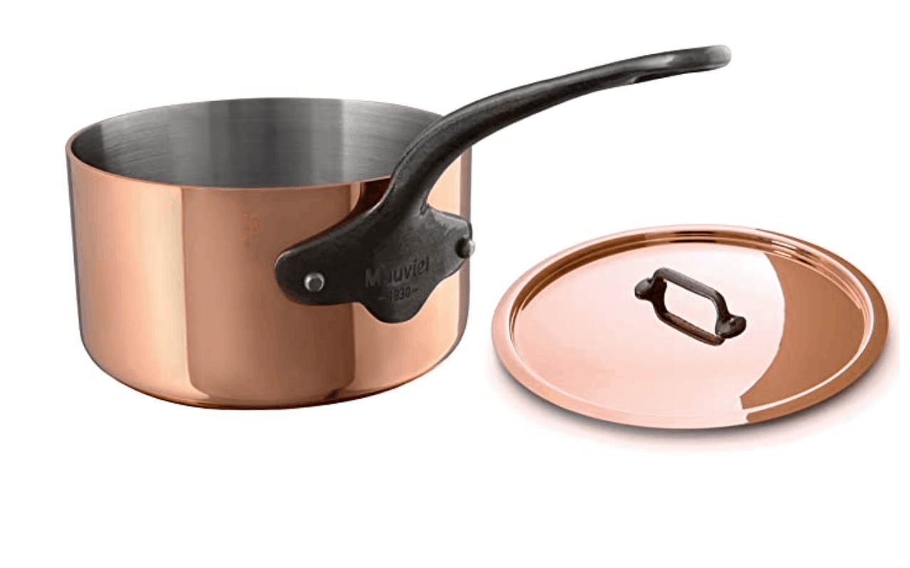 Mauviel copper saucepan