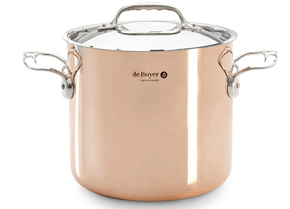 de Buyer copper stockpot