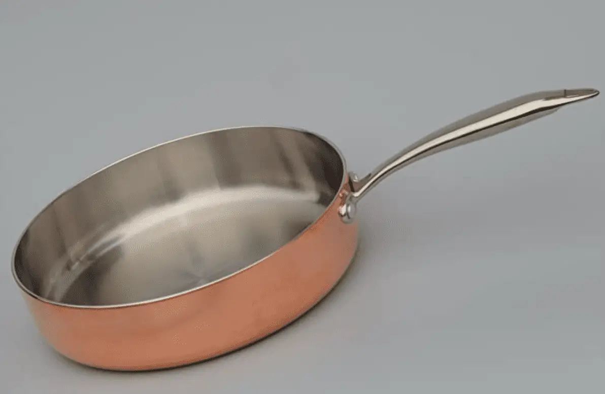 Kila Chef Tri-Ply Copper Bottom Saute Pan 