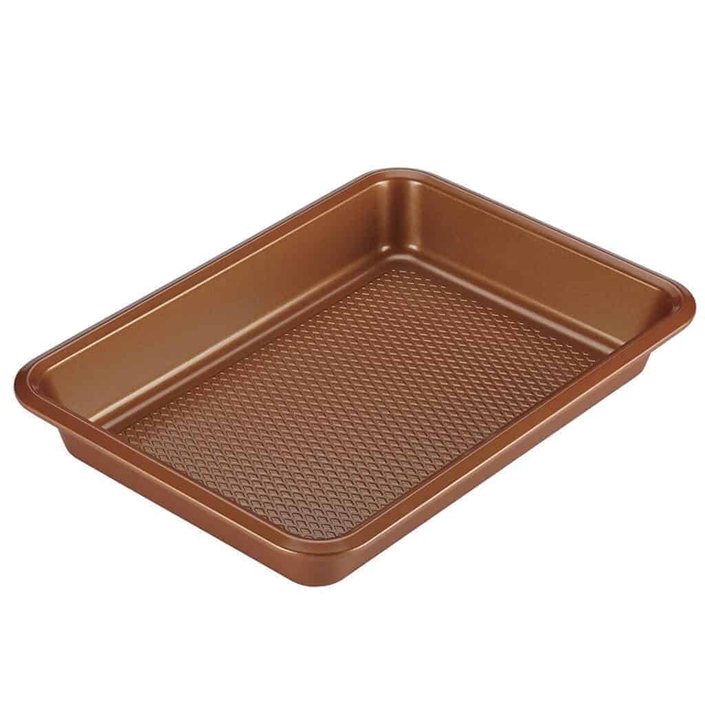Ayesha Curry 47000 Bakeware Cake Pan, 9" x 13", Copper