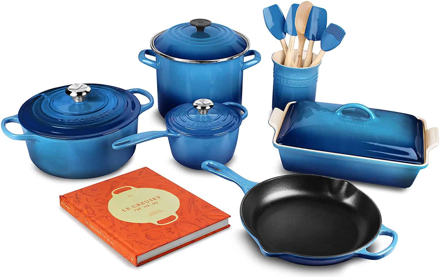 Set offer coginio haearn bwrw gorau: Le Creuset