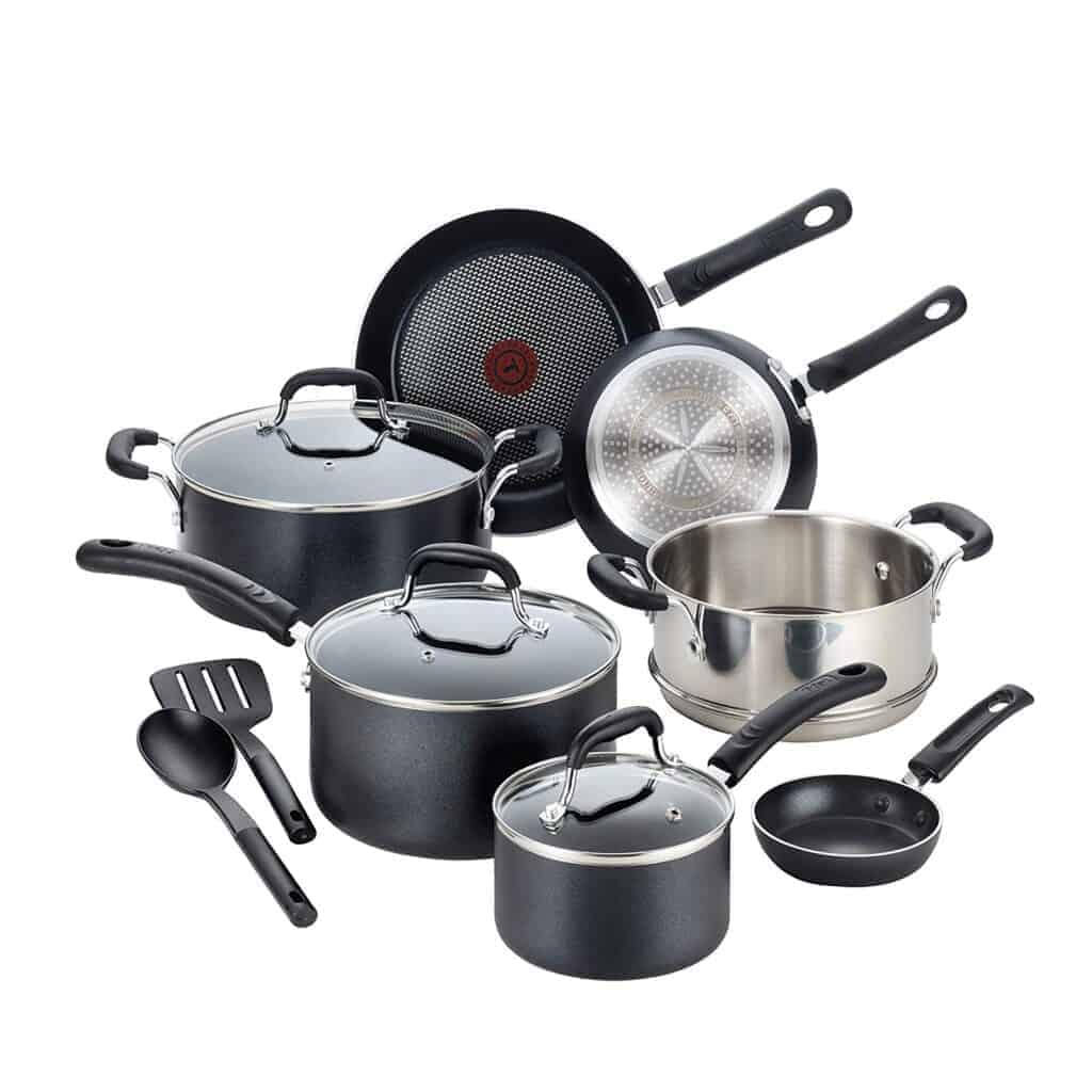 ชุดเหนี่ยวนำที่ดีที่สุด: T-Fal Professional Induction Base ชุดเครื่องครัว