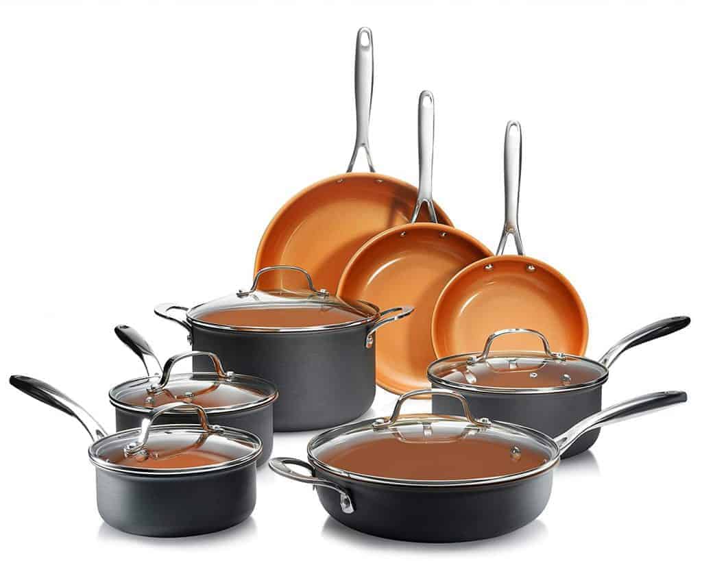 Most durable: Gotham steel 13 piece pan set