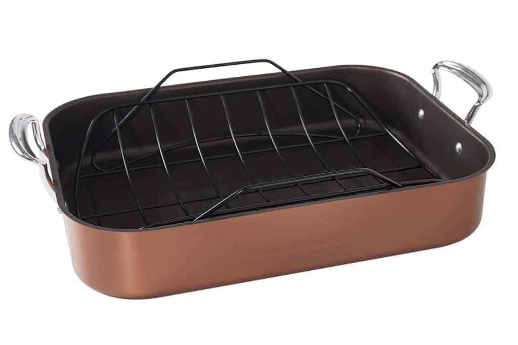 „Nordic Ware Copper Turkey“ keptuvė