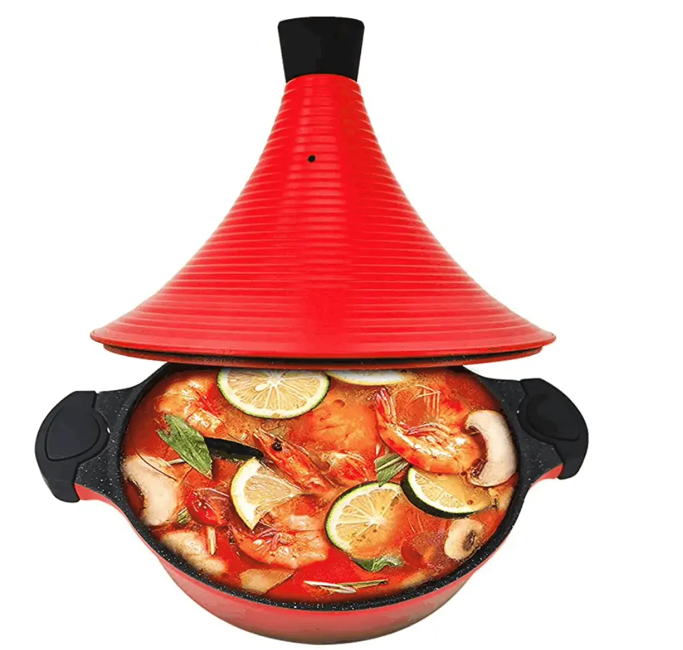 WINSDOM Aluminium Nonstick Tagine Pitsa