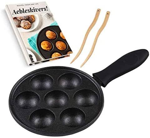 最佳鑄鐵 Aebleskiver 平底鍋：Upstreet