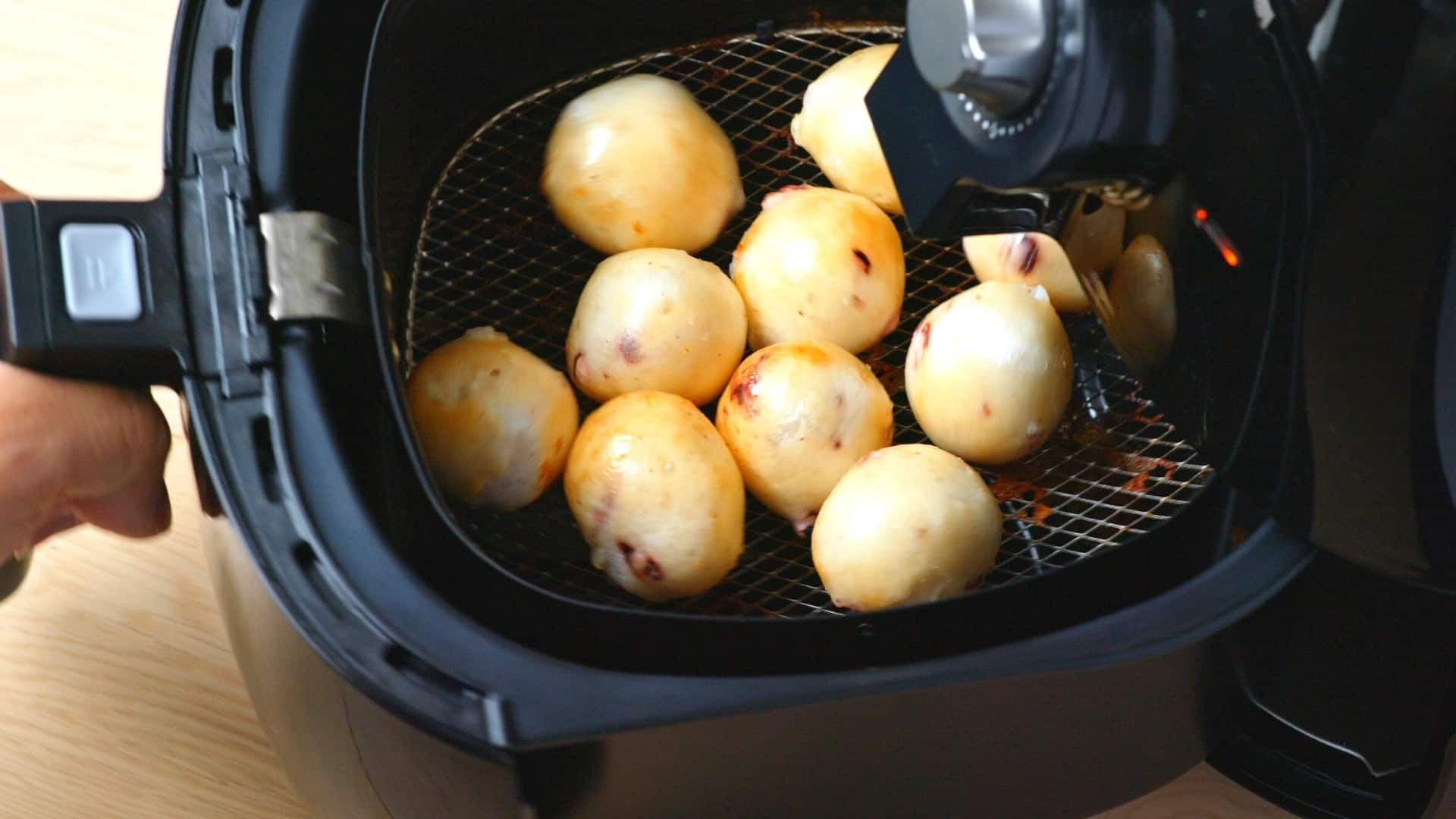 Egin al dezakezu takoyaki aire-lehorgailuan