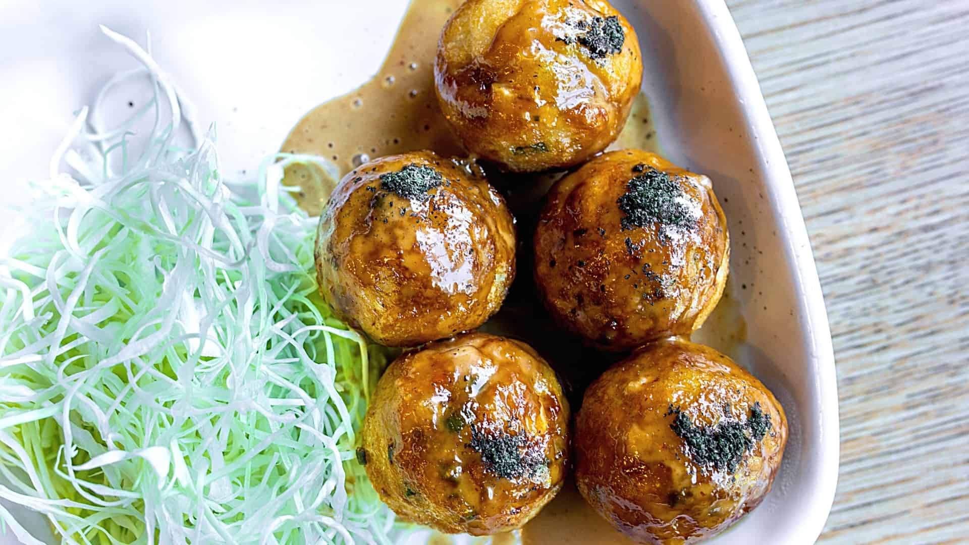 Diferentes variaciones de takoyaki