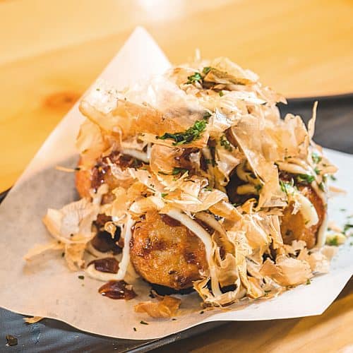 Takoyaki cod ball recipe le litlhapi tse tšoeu