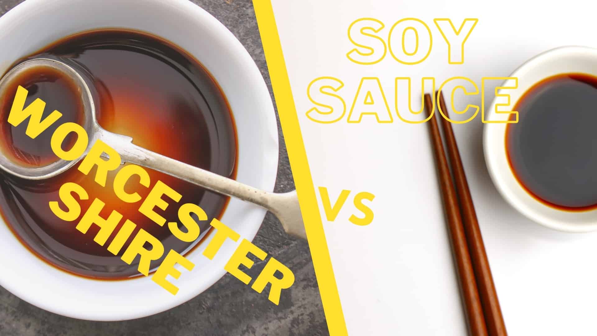 Worcestershire vs sauce soja