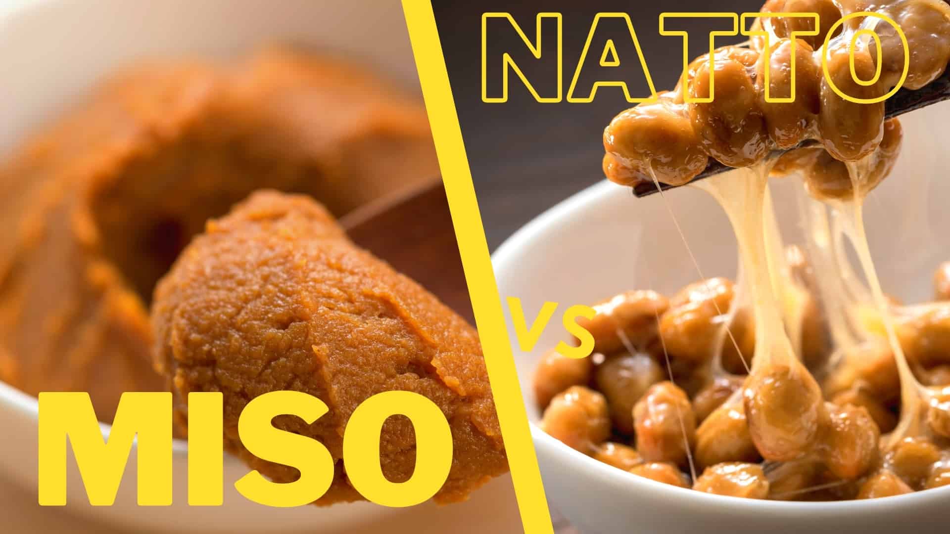 miso contro natto