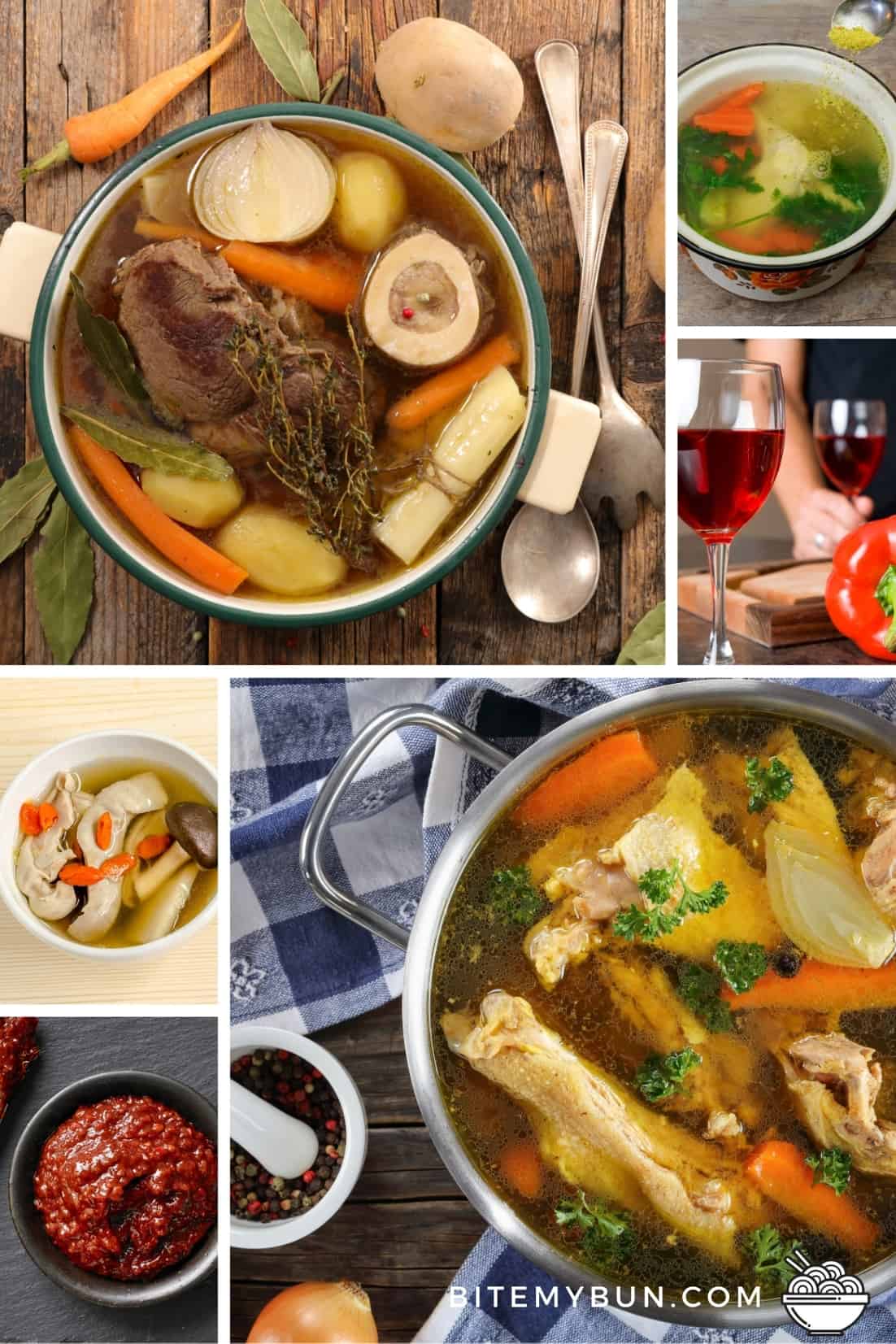 6 erstatninger til oksekødsbouillon