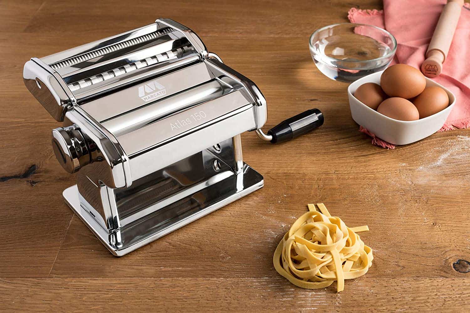 Peiriant Pasta Llawlyfr Gorau: Marcato Atlas 150