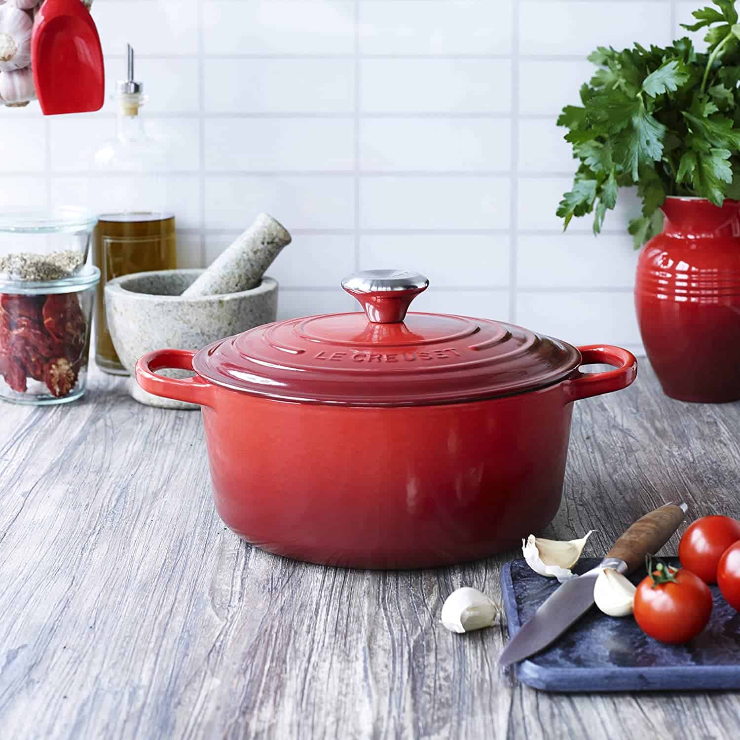 Melhor caçarola para fogão de cerâmica: Le Creuset