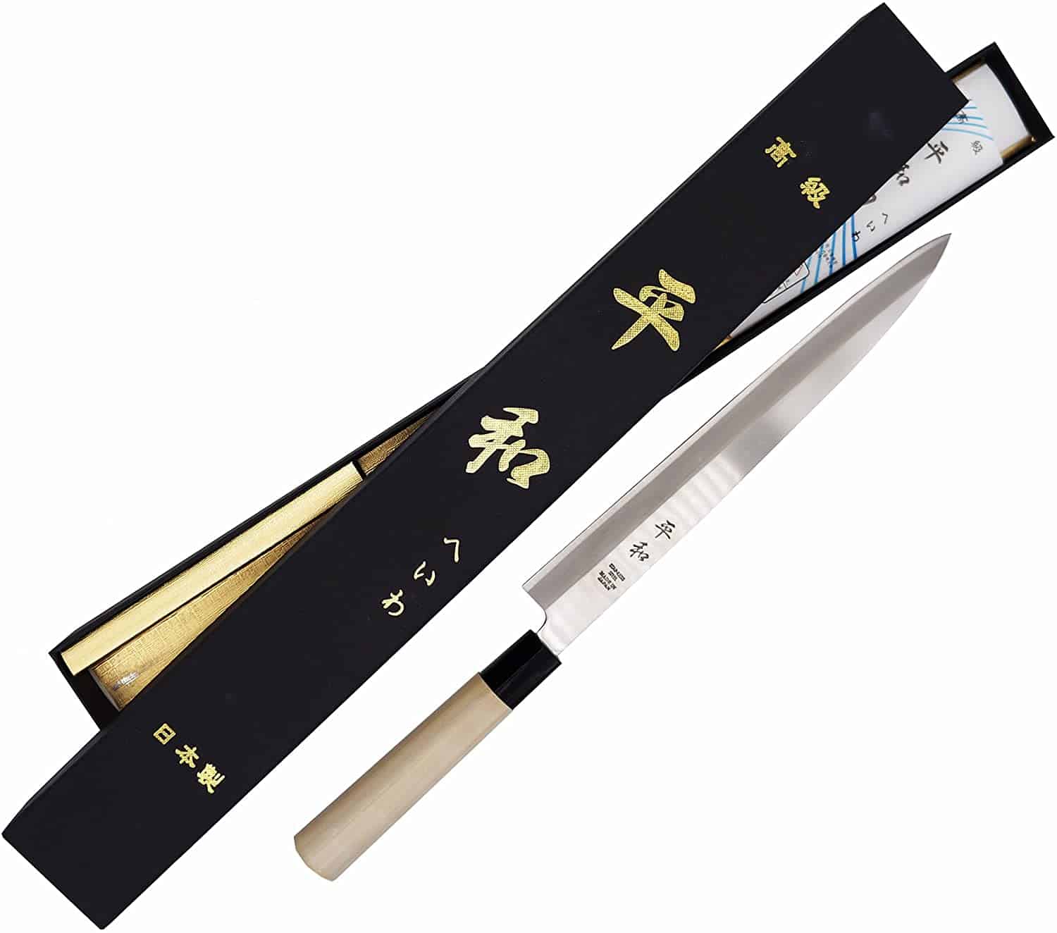 El mejor cuchillo de sushi para zurdos: KS&E Hasegawa de 10 pulgadas