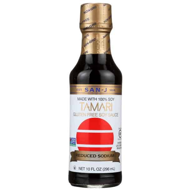 Meilleure trempette à la sauce soja pour sushi: sauce San-J Tamari