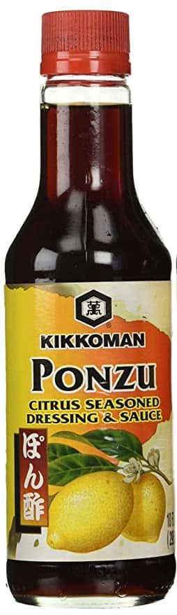 Molho ponzu cítrico e soja: Kikkoman