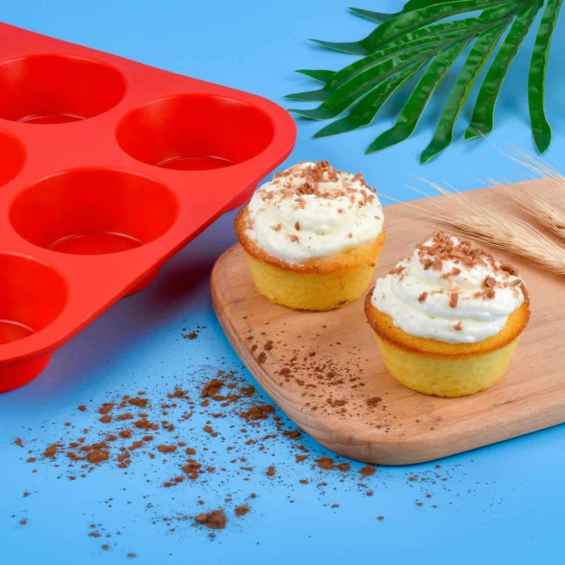 Cupcake pan as a polvoron molder substitute