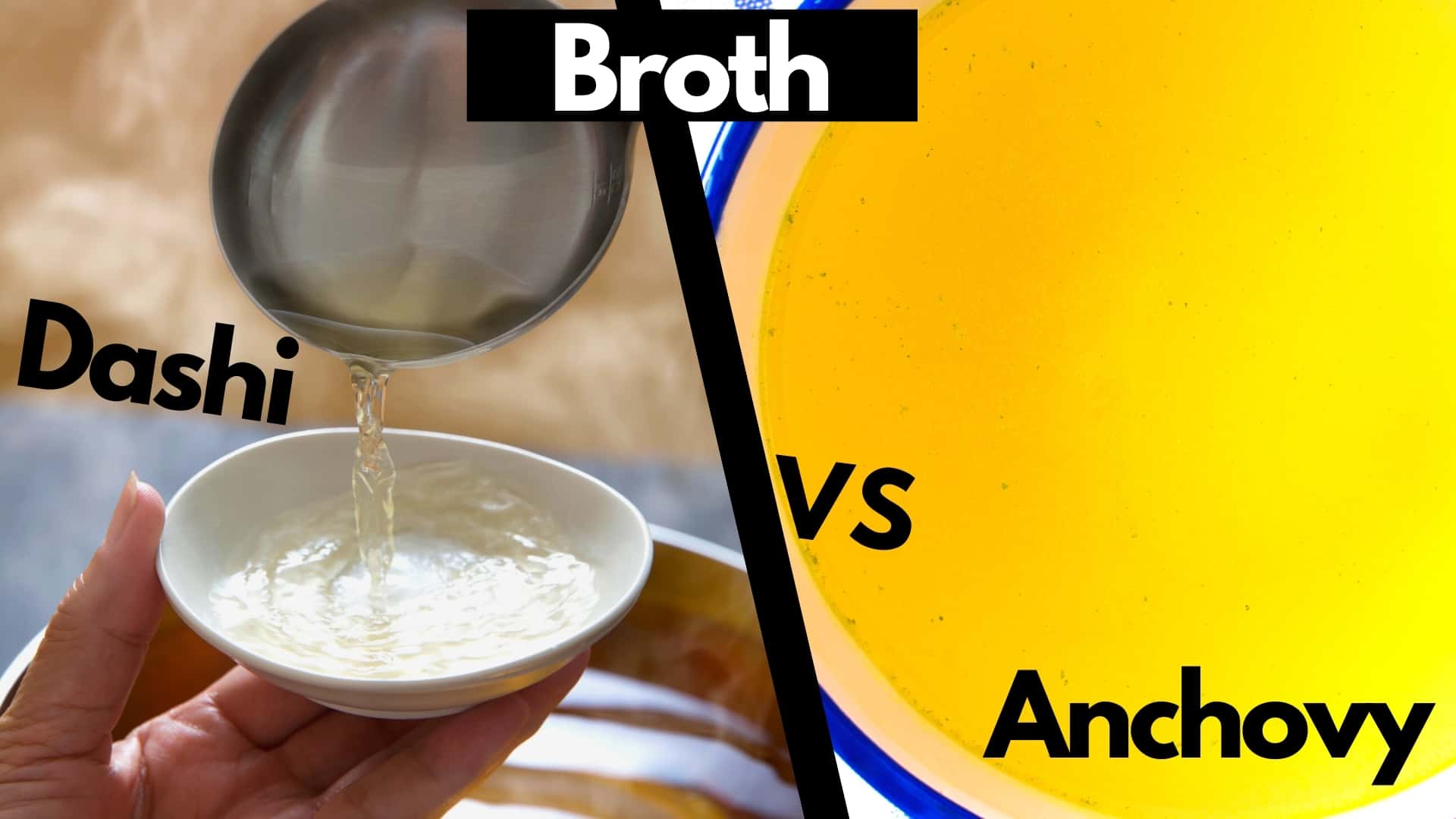 Dashi vs Anchovy broth