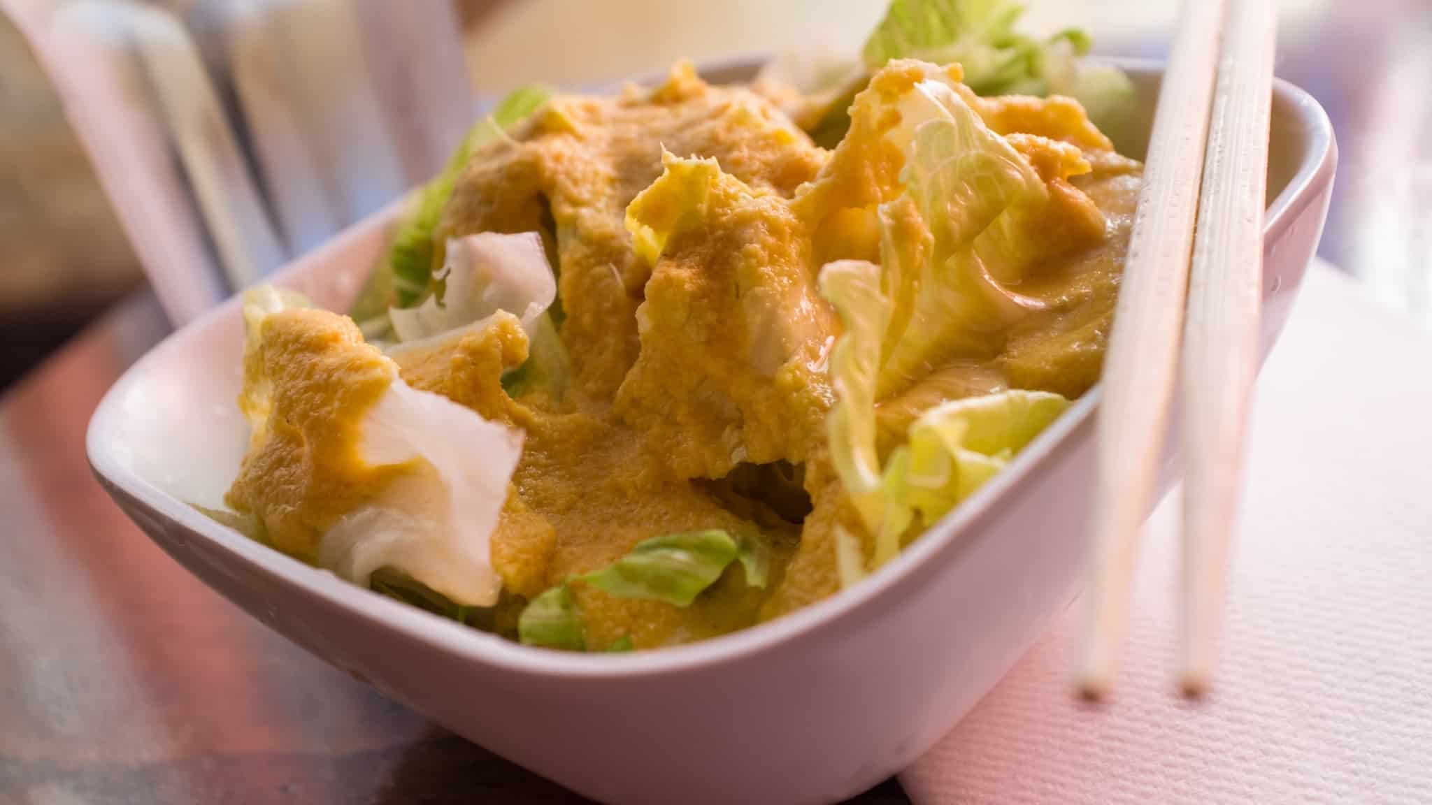 Miso sinjibiil ginger salad