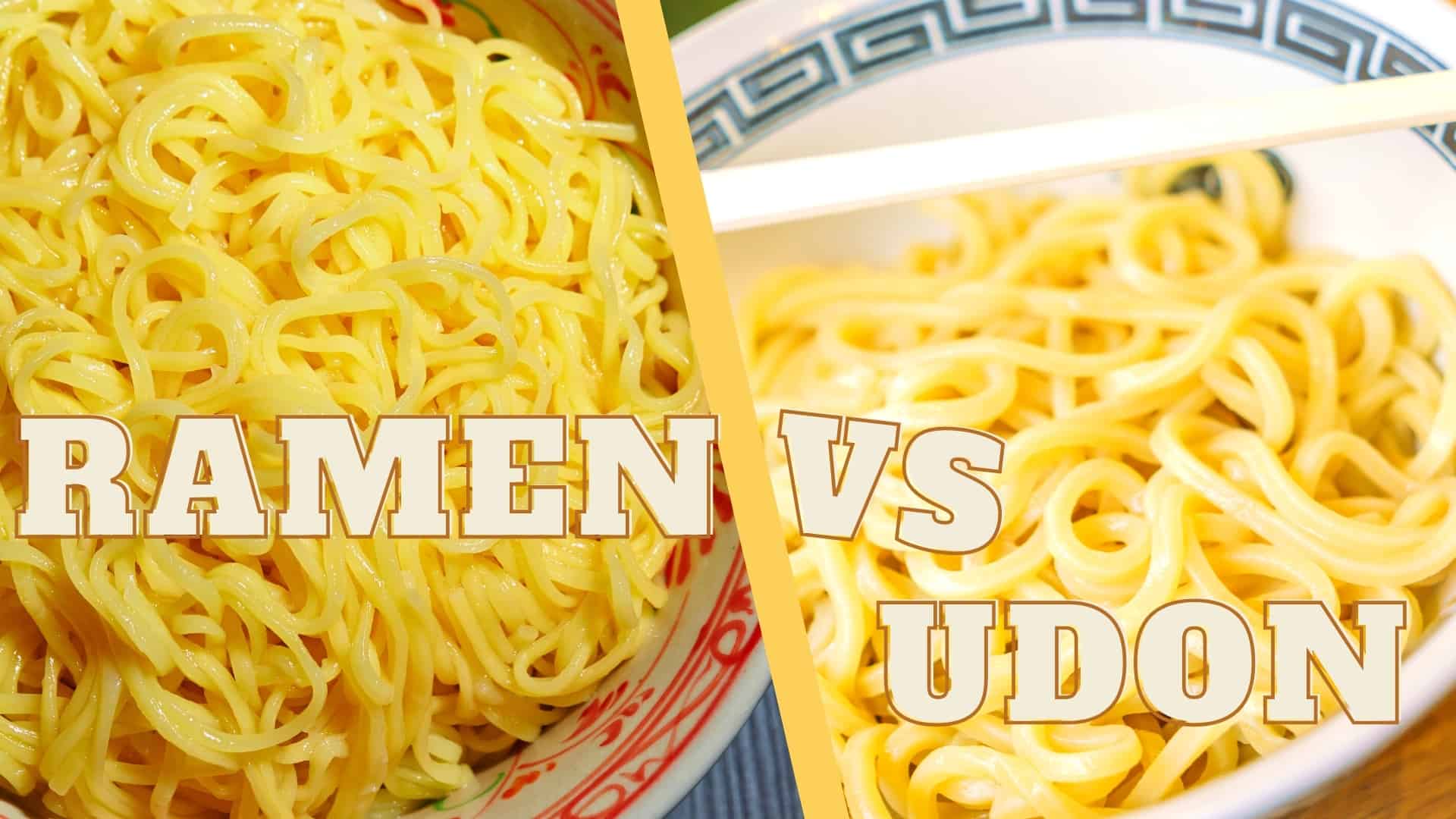 Li-noodle tsa Ramen vs udon