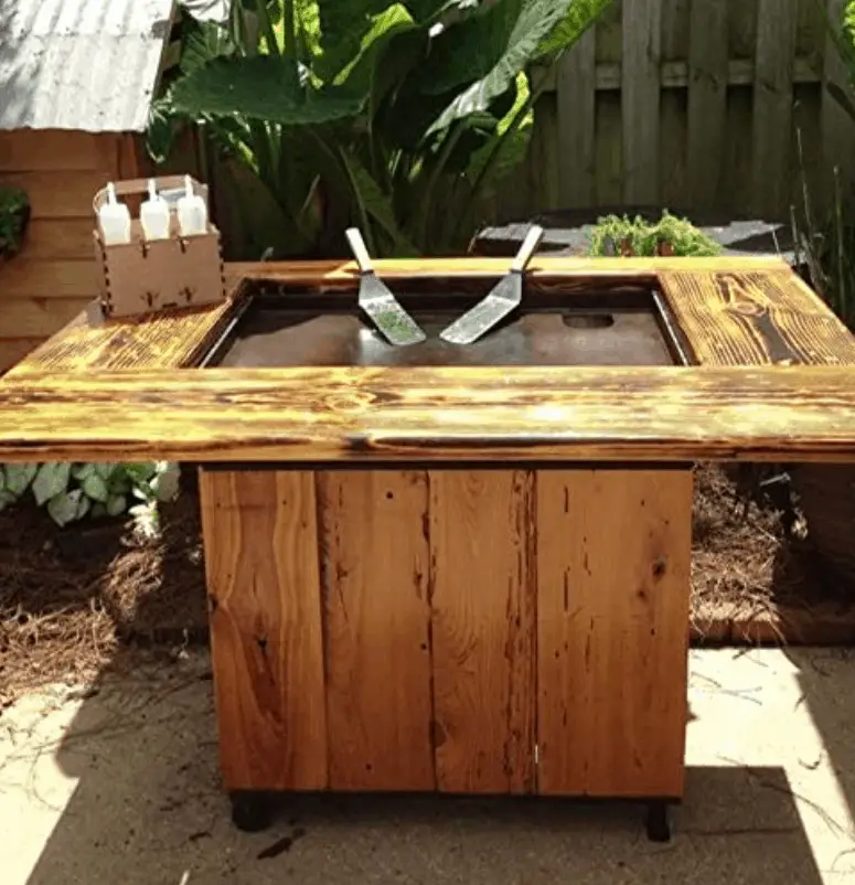 Grill Teppanyaki no quintal