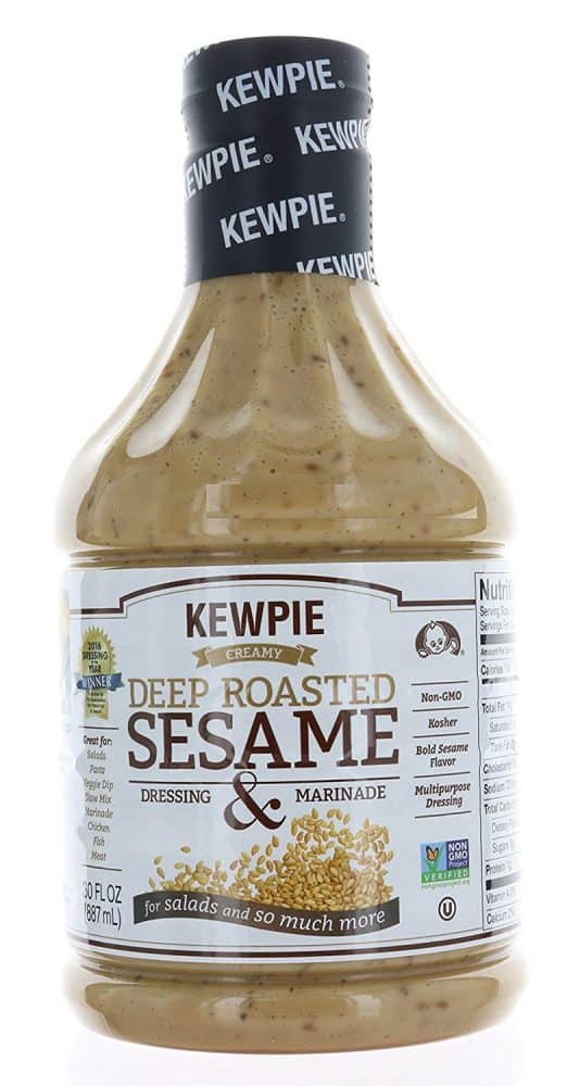 Aderezo de sésamo y jengibre- Kewpie Deep Roasted
