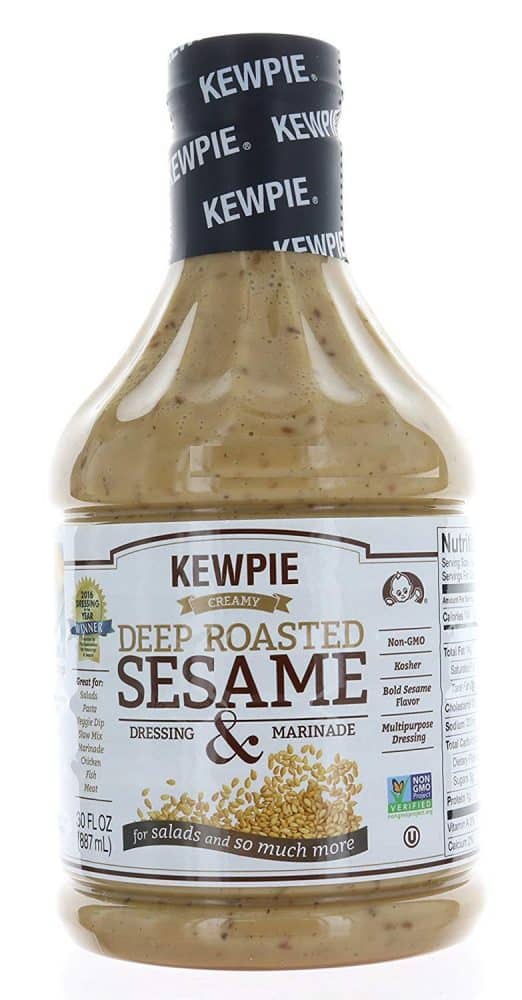 Gwisg sinsir sesame - Kewpie Deep wedi'i Rostio