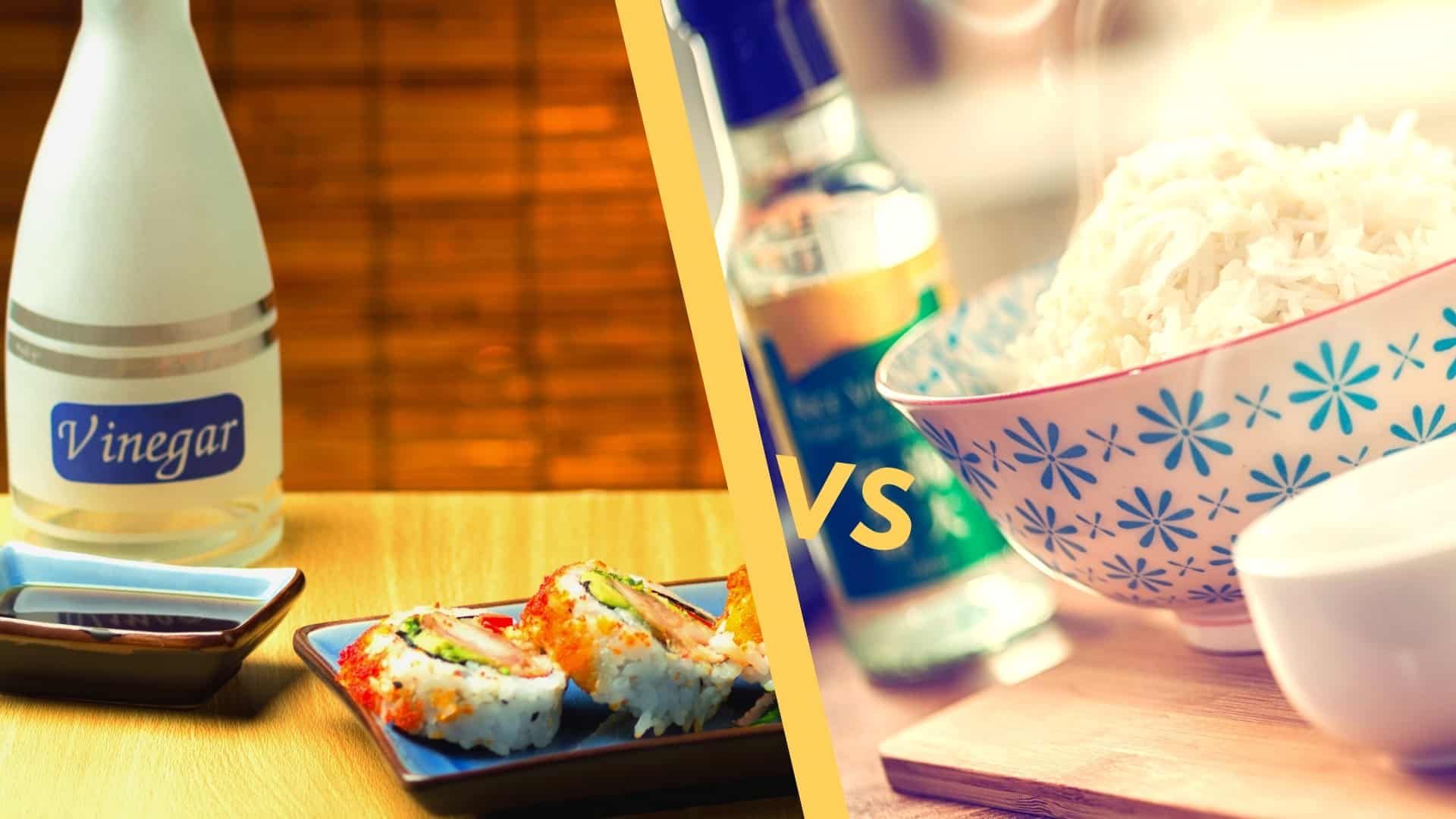 Sushi vinegar vs rice vinegar