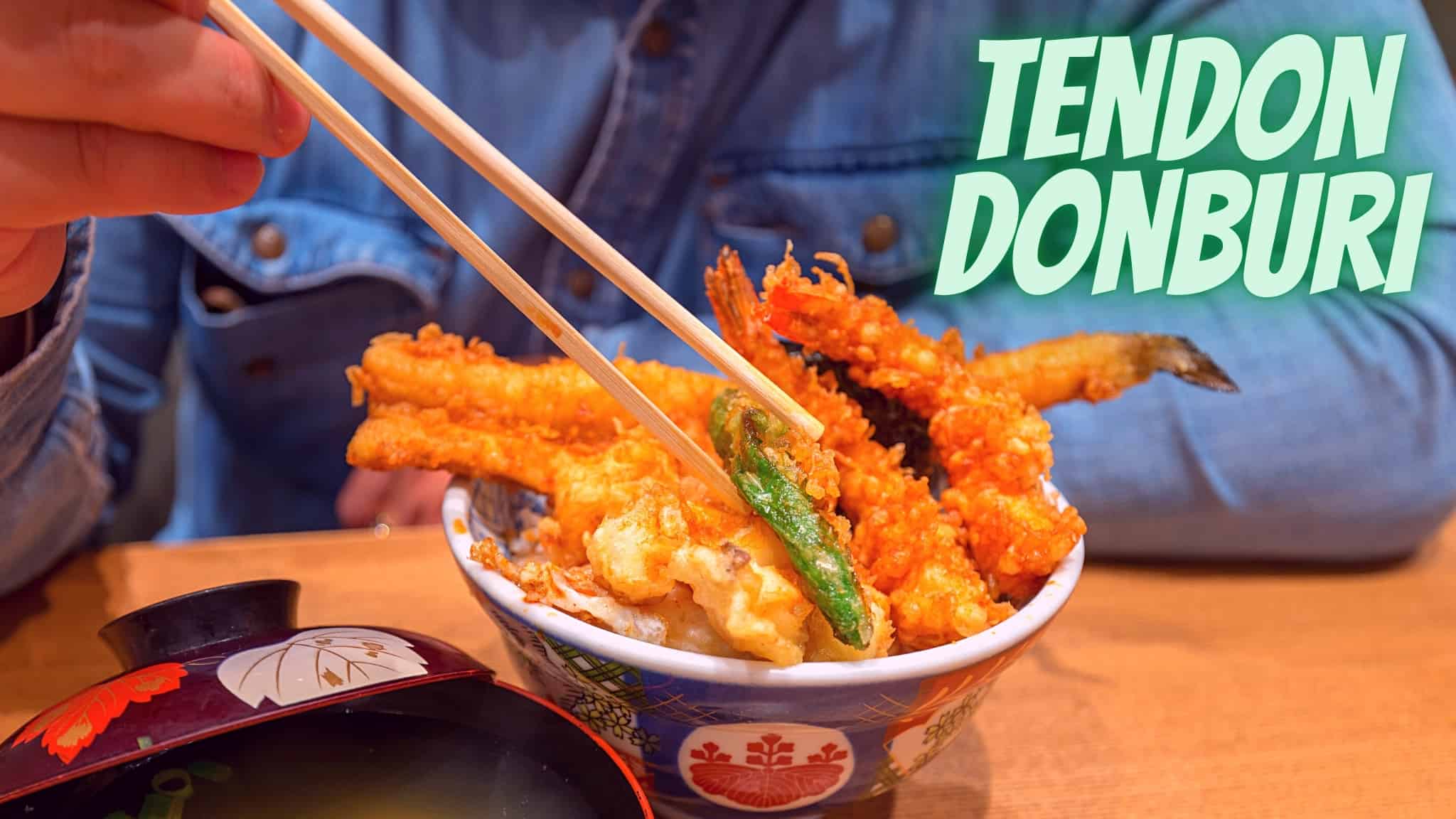 Tendon Shrimp tempura ndiro