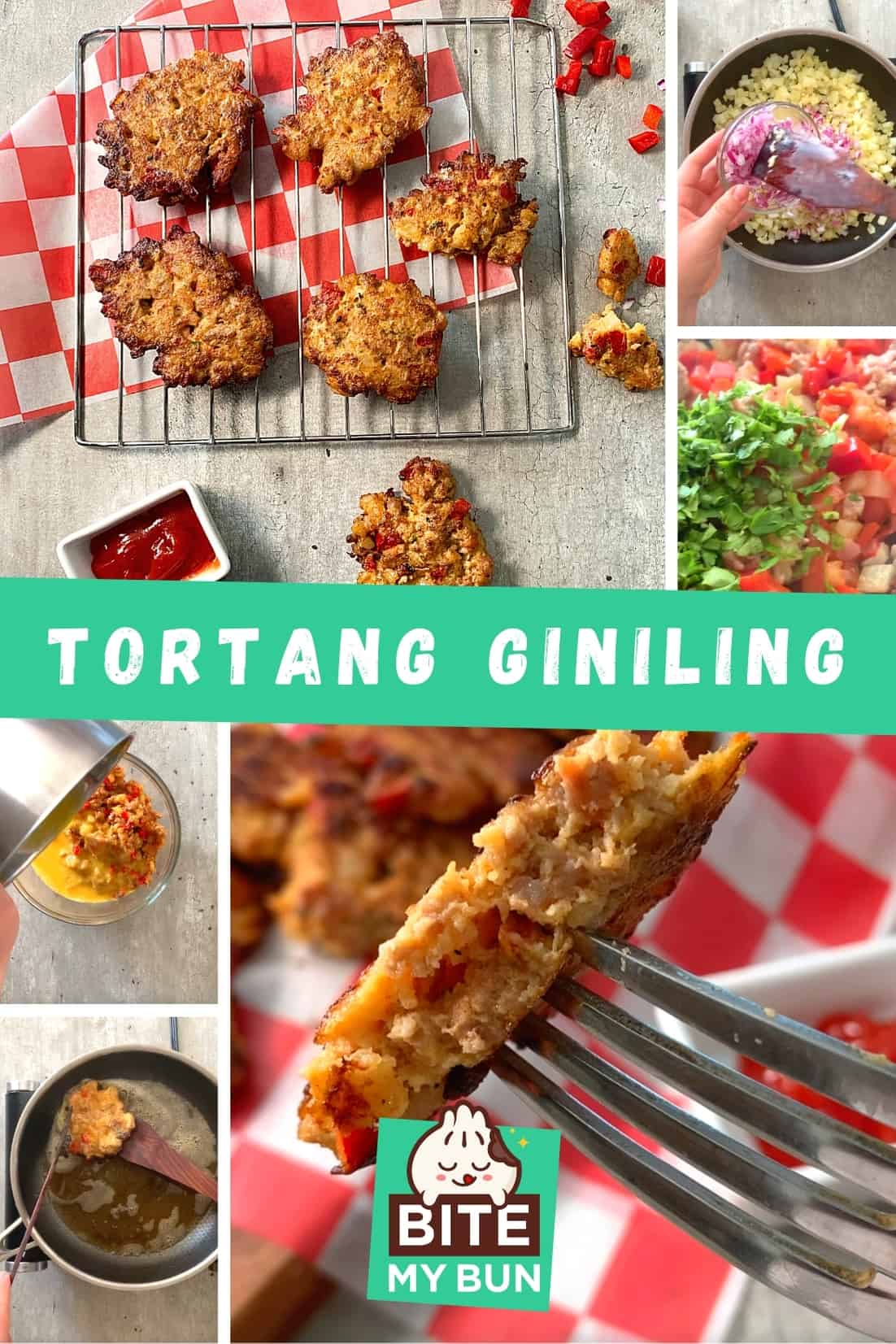 Tortang giniling con ternera y huevos