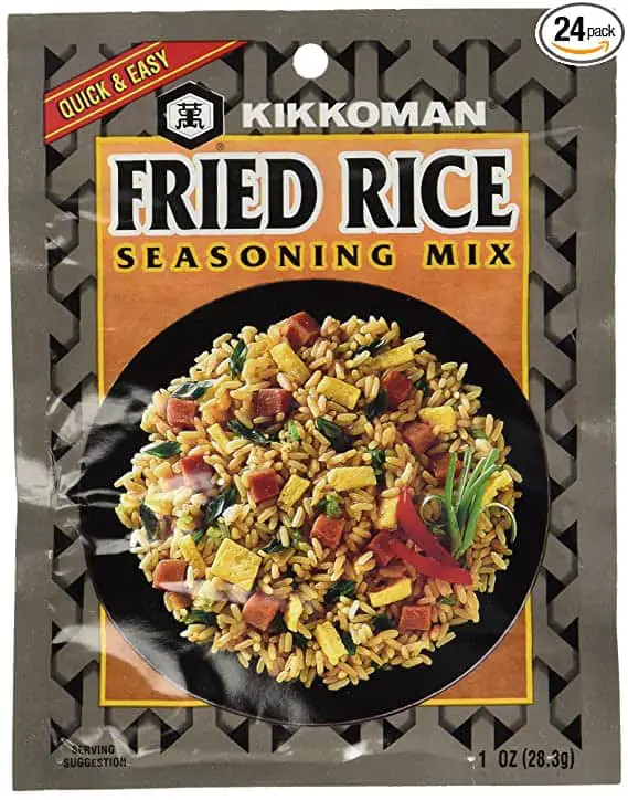 mistura de tempero de arroz frito kikkoman