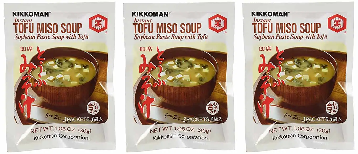sopa instantânea de kikkoman