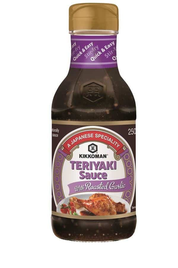 kikkoman assado com alho teriyaki