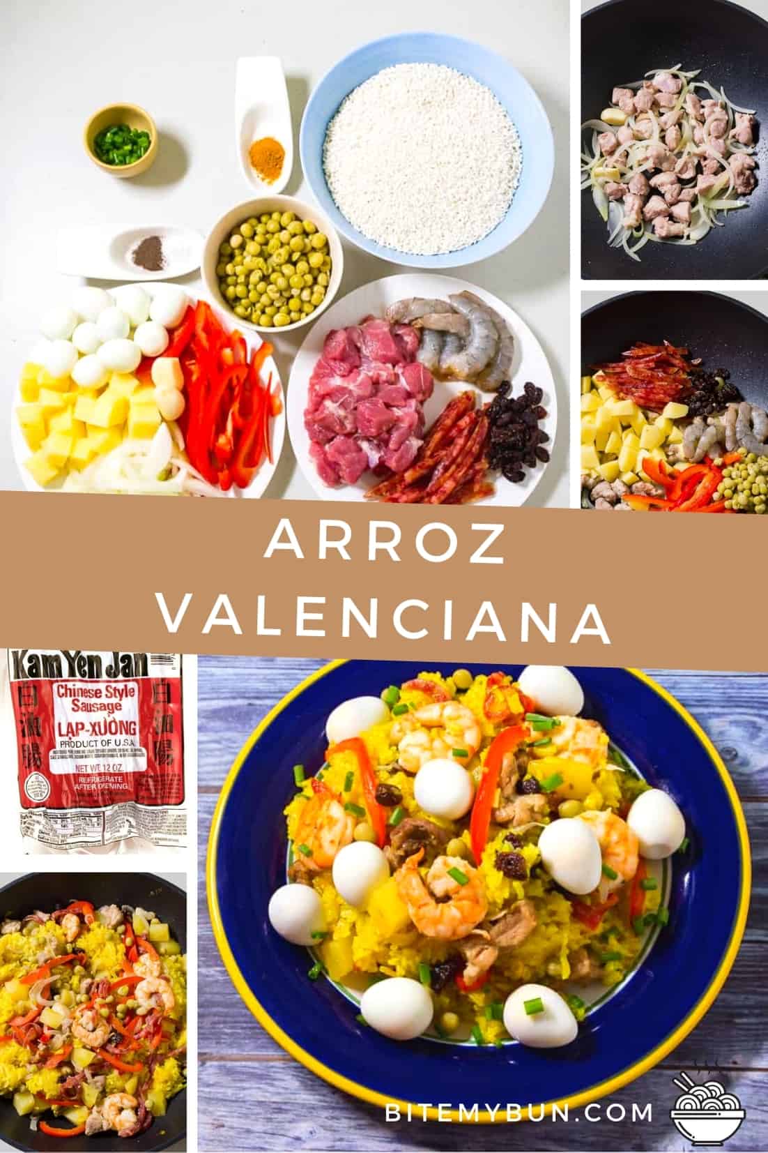 Arroz Valenciana filippinsk stil skaldjur recept