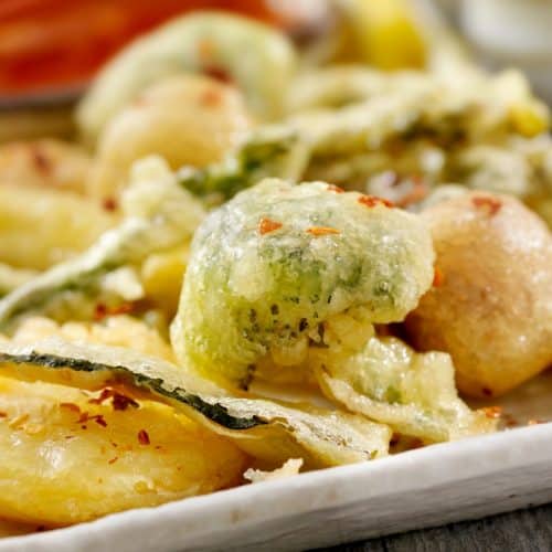 Melhores vegetais para tempura