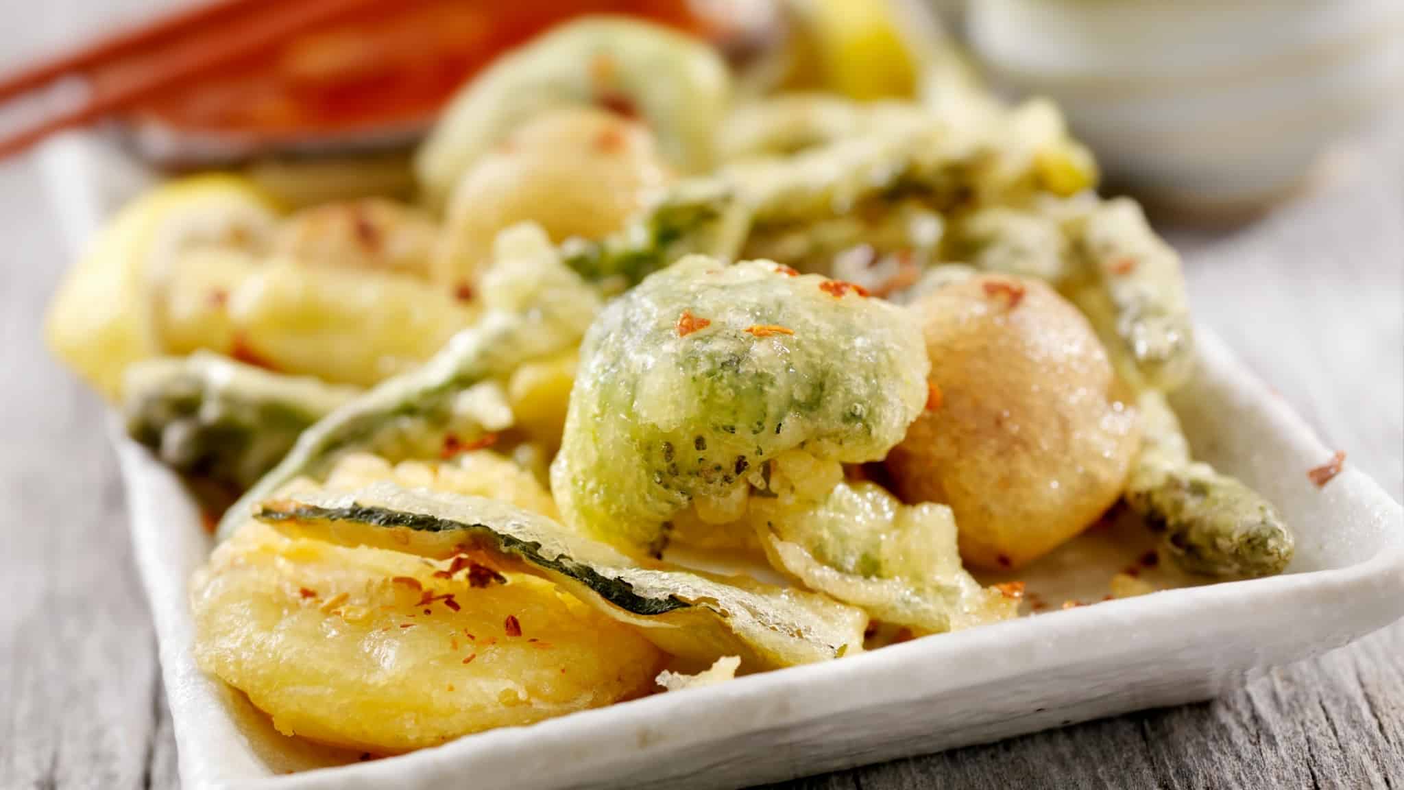 Las mejores verduras para tempura