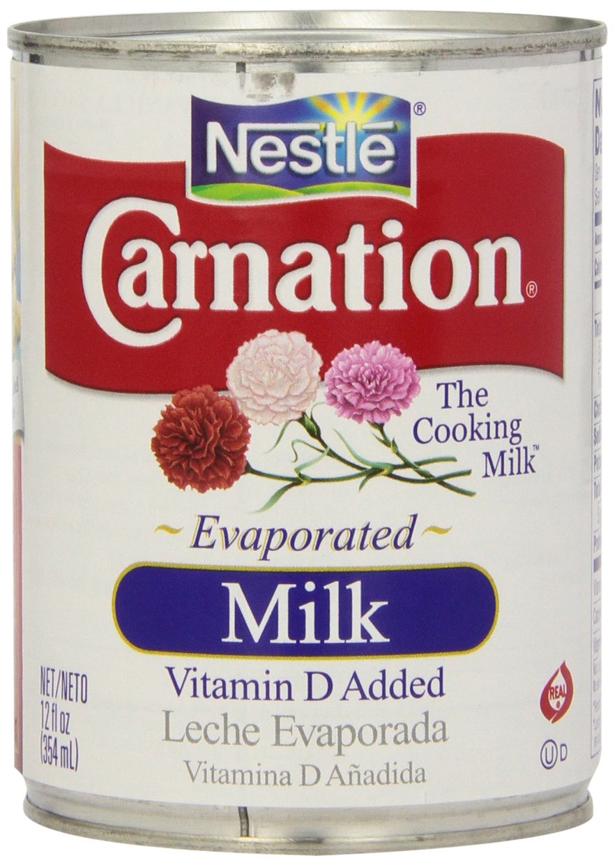 Carnation evaporated bainne