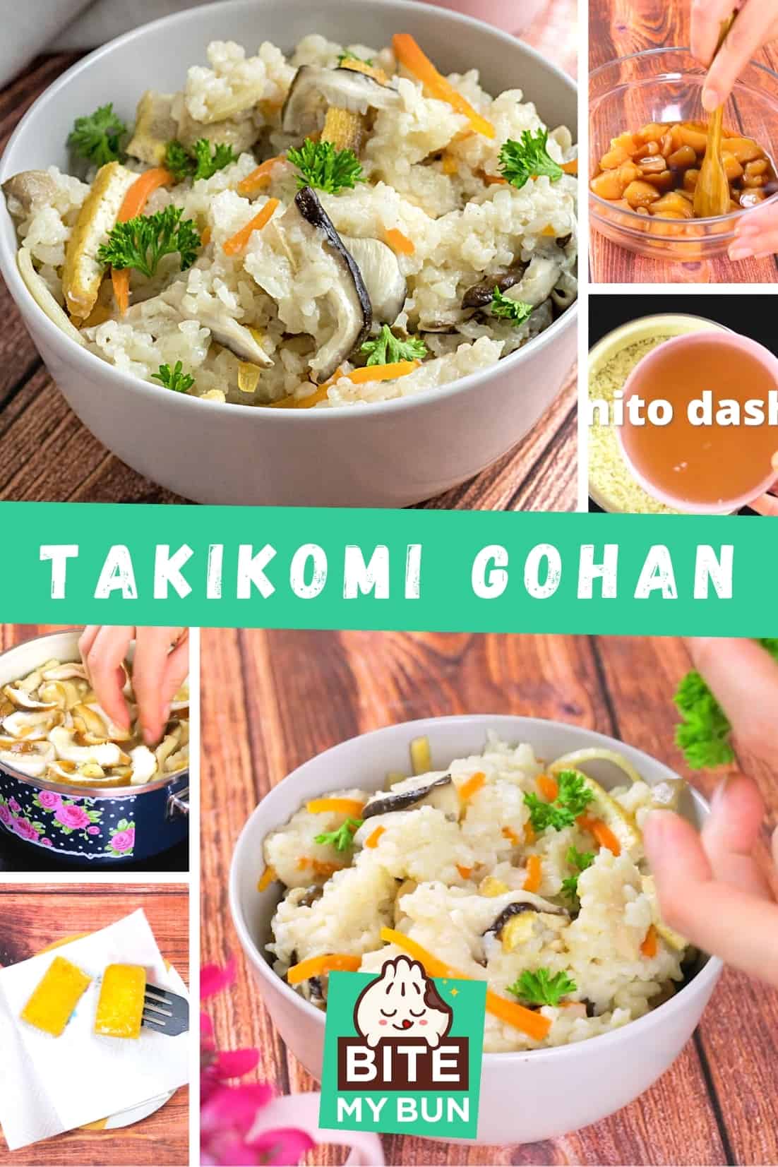 簡單的雞肉takikomi gohan