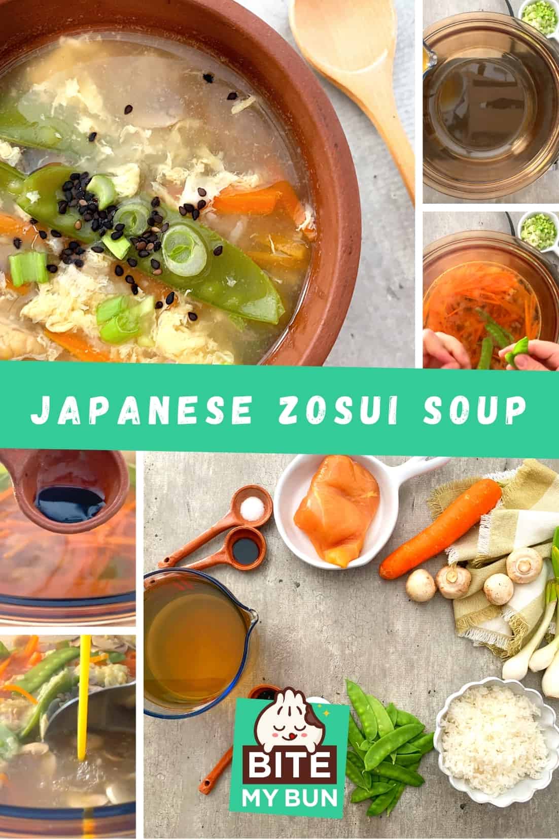 Comment faire de la soupe japonaise zosui