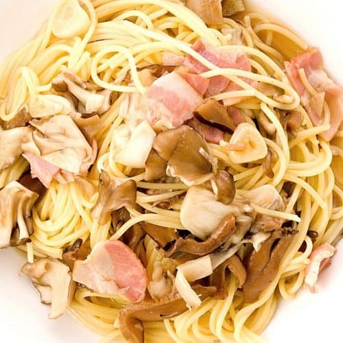 Japanese mushroom pasta