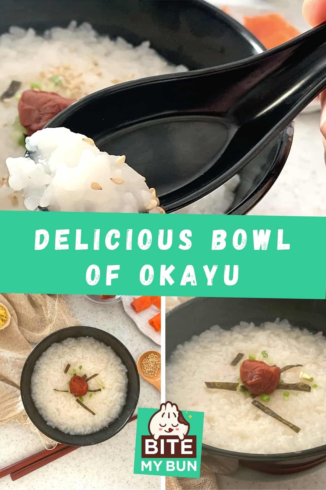 Sirve un delicioso plato de okayu
