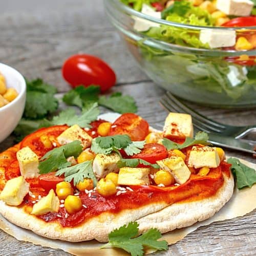 Pizza al tofu