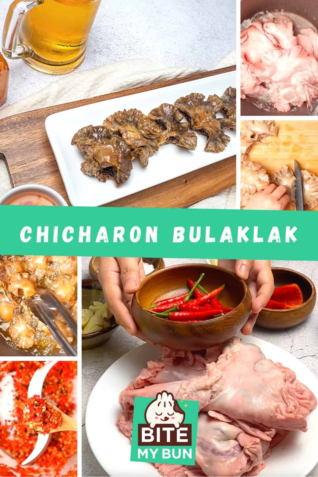 chicharon bulaklak with spicy vinegar