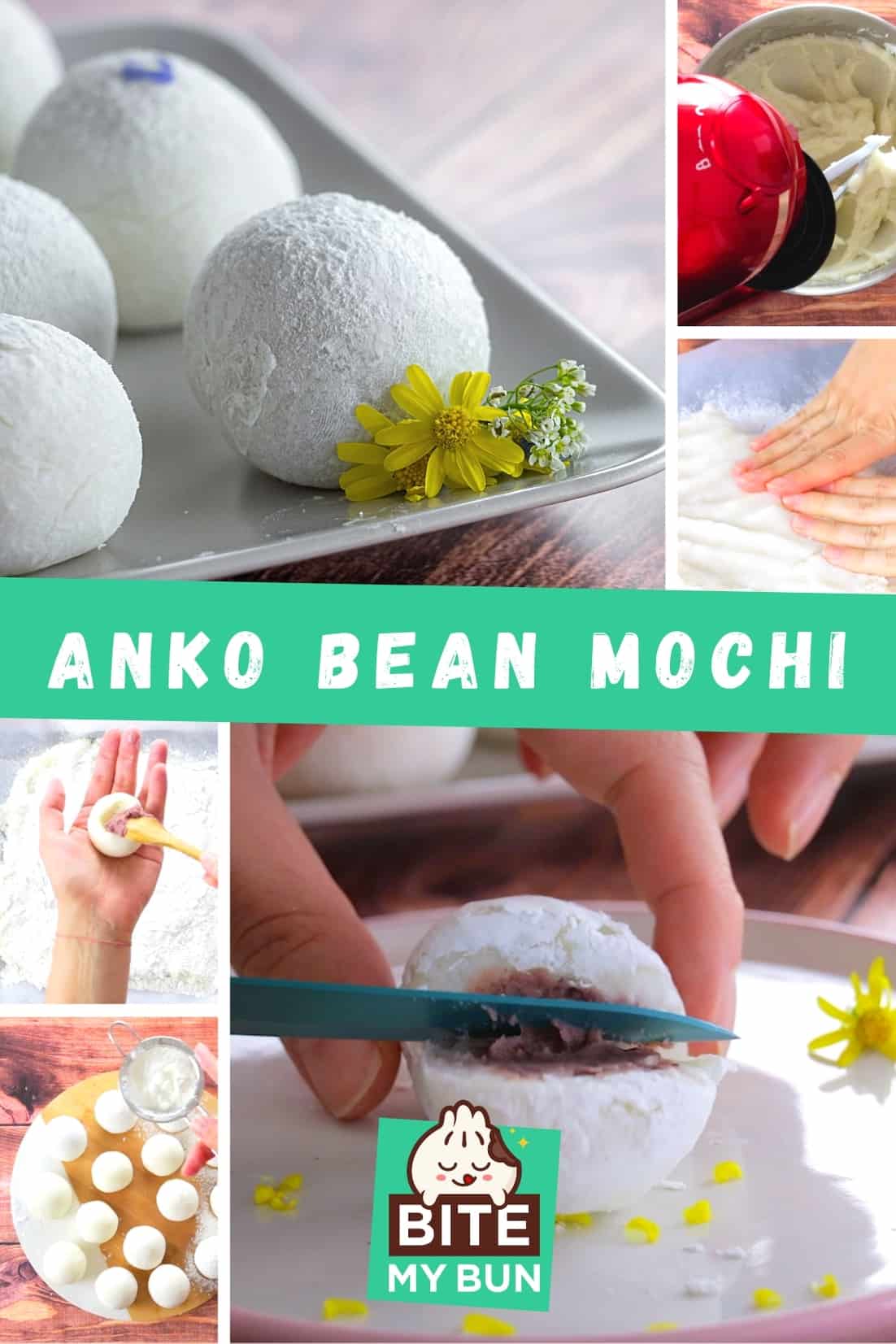 Anko pasulj mochi