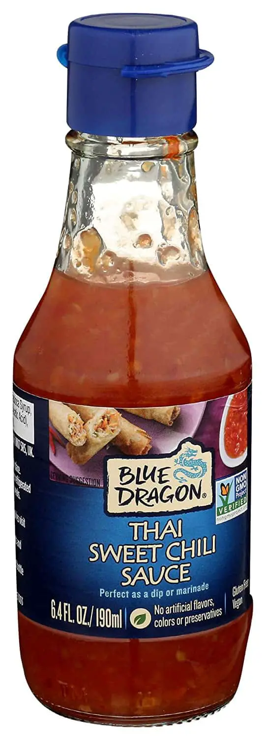 Blue Dragon Sweet Chili Sauce e halikiloeng bakeng sa raese